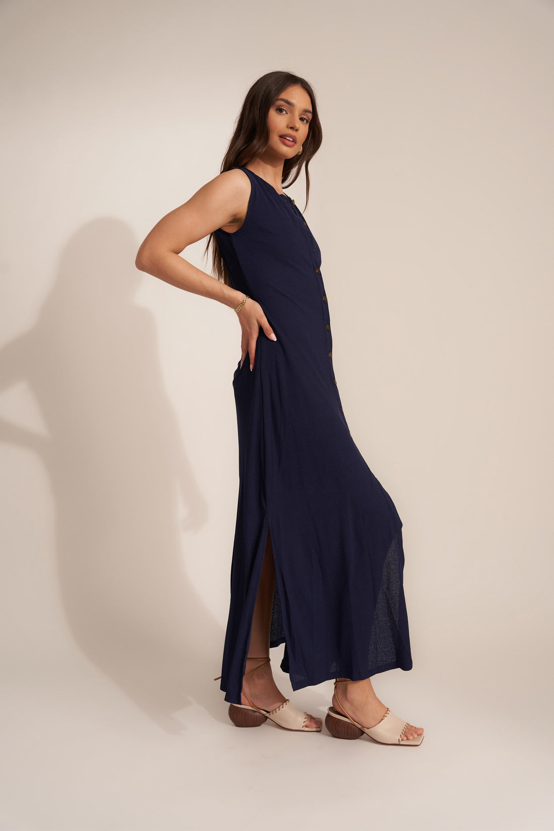 Mira Dress - Navy