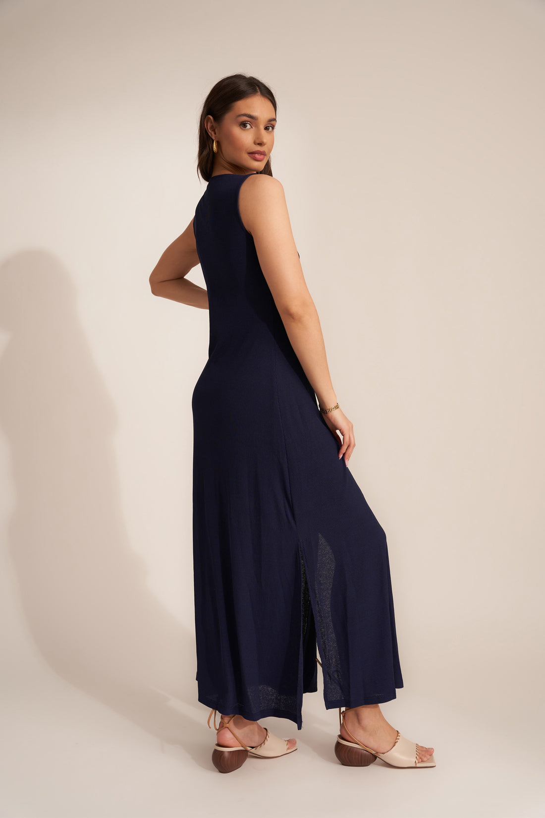 Mira Dress - Navy