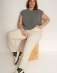 The Muscle Tee - Heather Grey