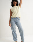 The Muscle Tee - Creme