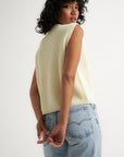 The Muscle Tee - Creme