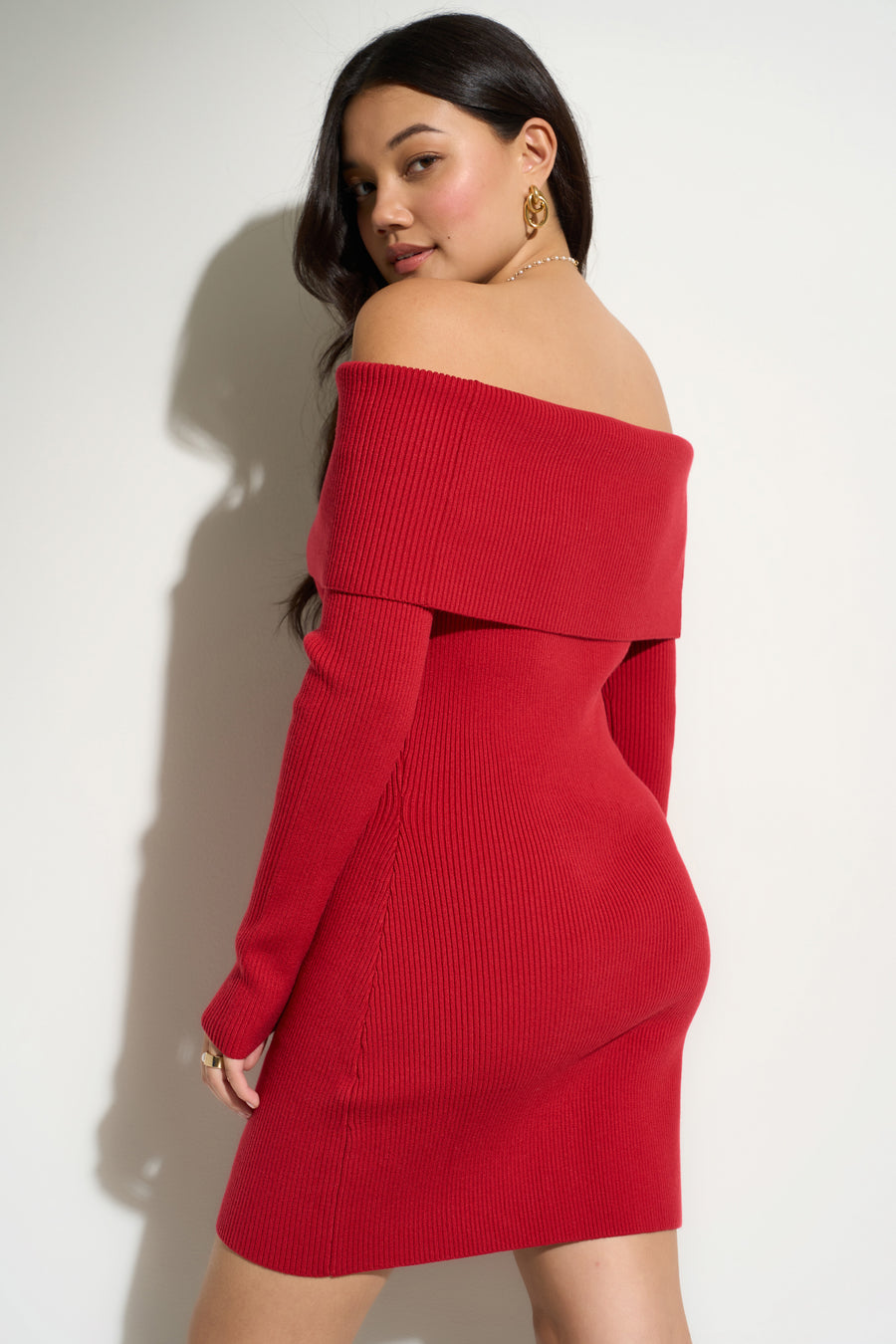 Marie Knit Mini - Red