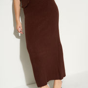 Mina Maxi Skirt - Espresso