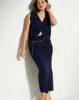 Mina Vest - Navy