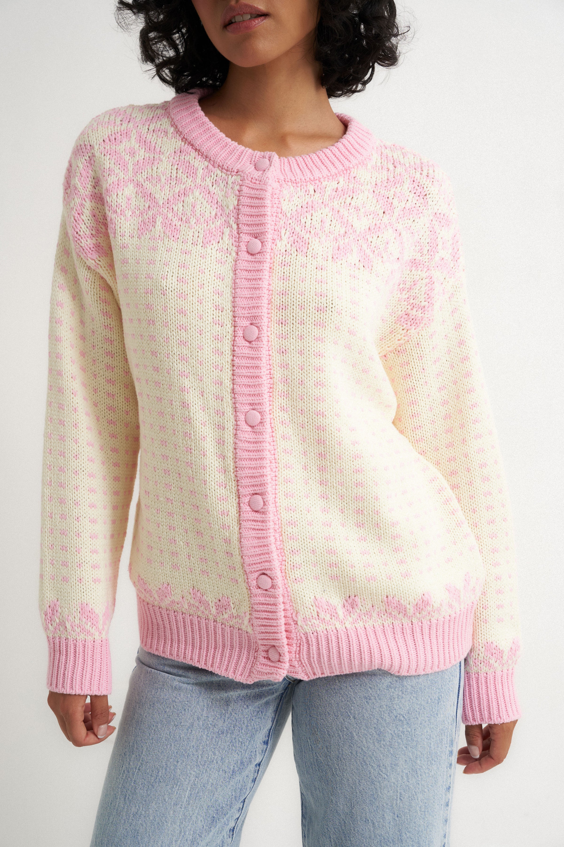 Oversized Maeve Cardigan - Pink – Callahan Knitwear