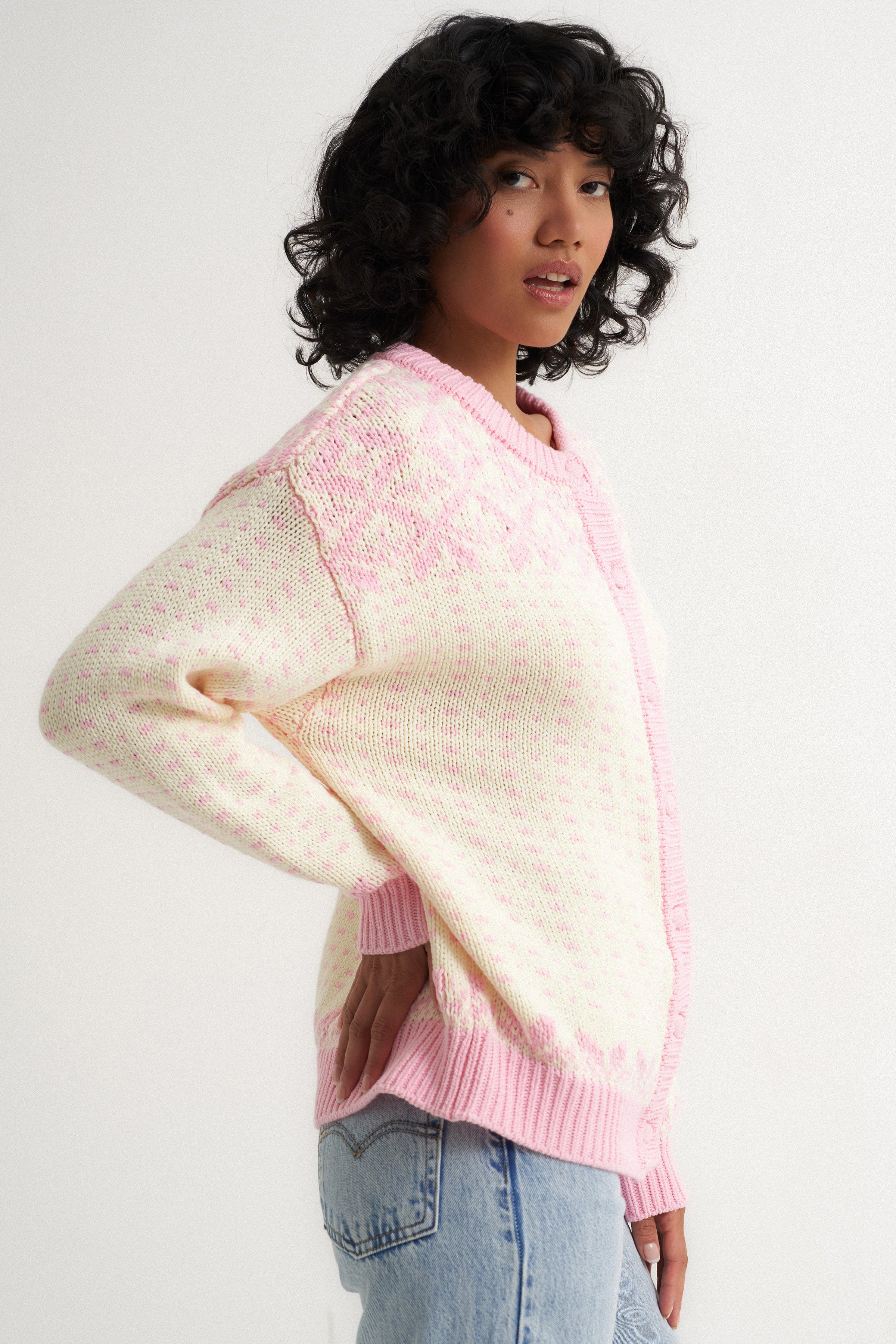 Oversized Maeve Cardigan - Pink – Callahan Knitwear
