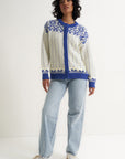 Oversized Maeve Cardigan - Blue