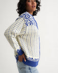 Oversized Maeve Cardigan - Blue