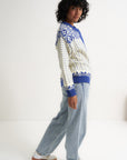 Oversized Maeve Cardigan - Blue