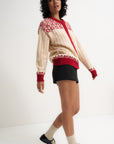 Oversized Maeve Cardigan - Red