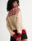 Oversized Maeve Cardigan - Red