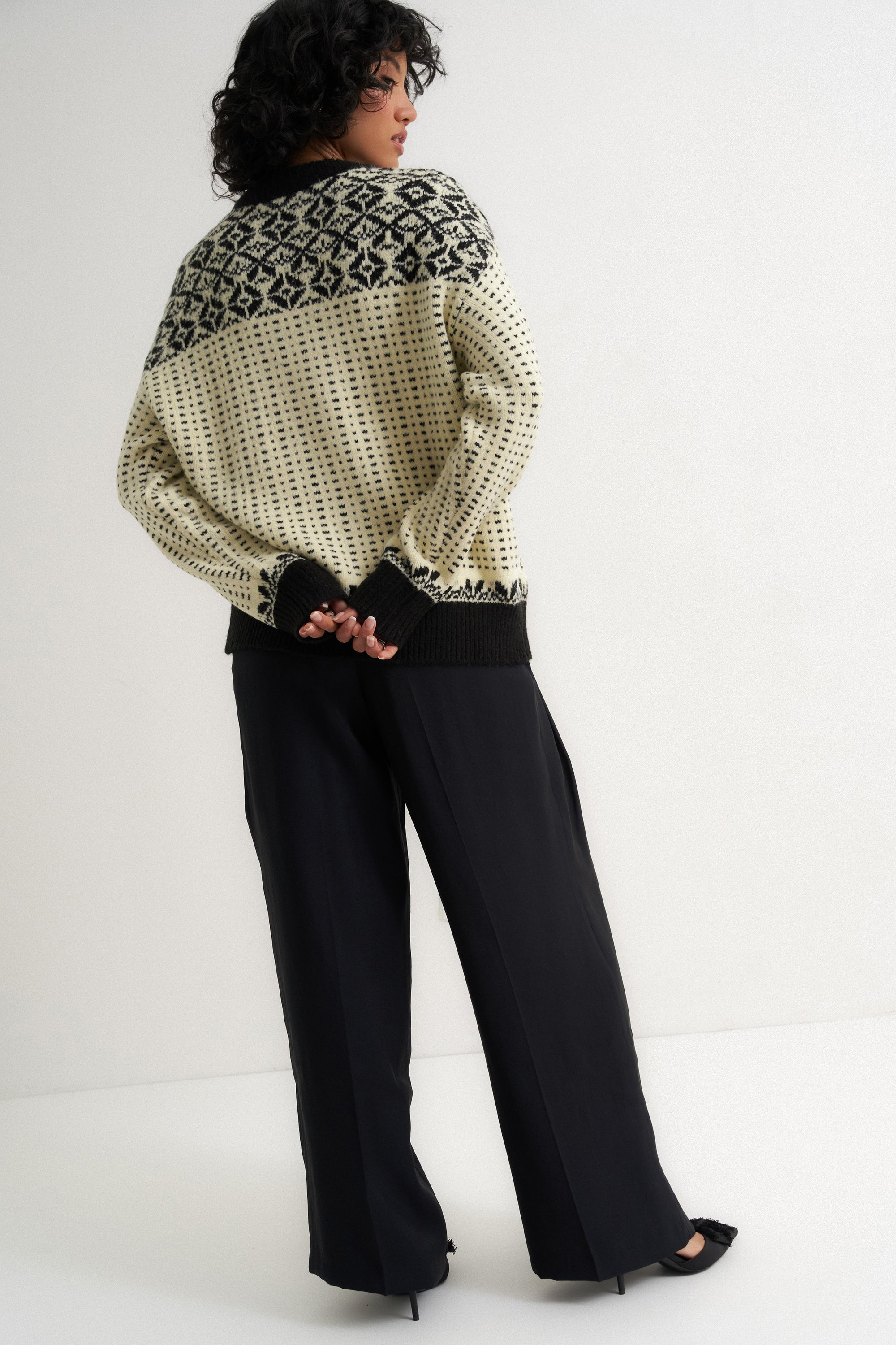 Oversized Maeve Cardigan - Black