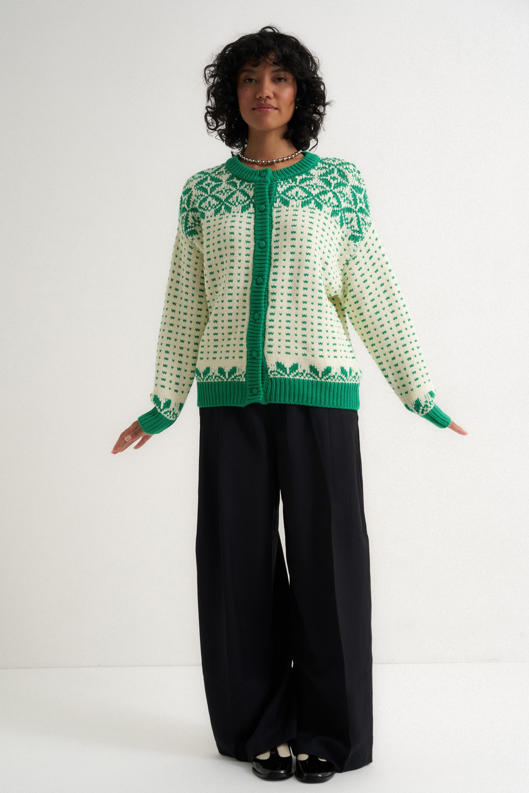 Oversized Maeve Cardigan - Green