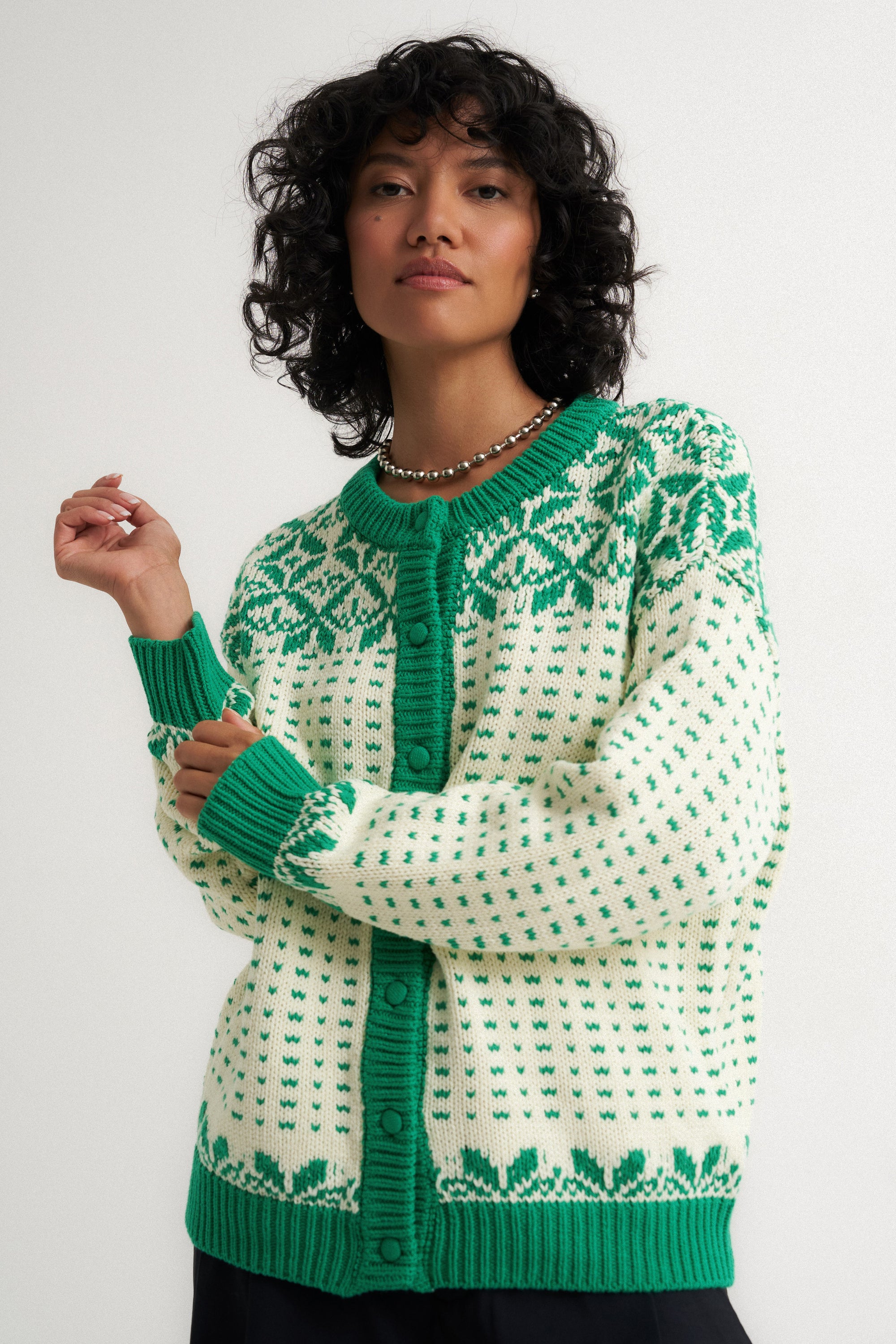Oversized Maeve Cardigan - Green