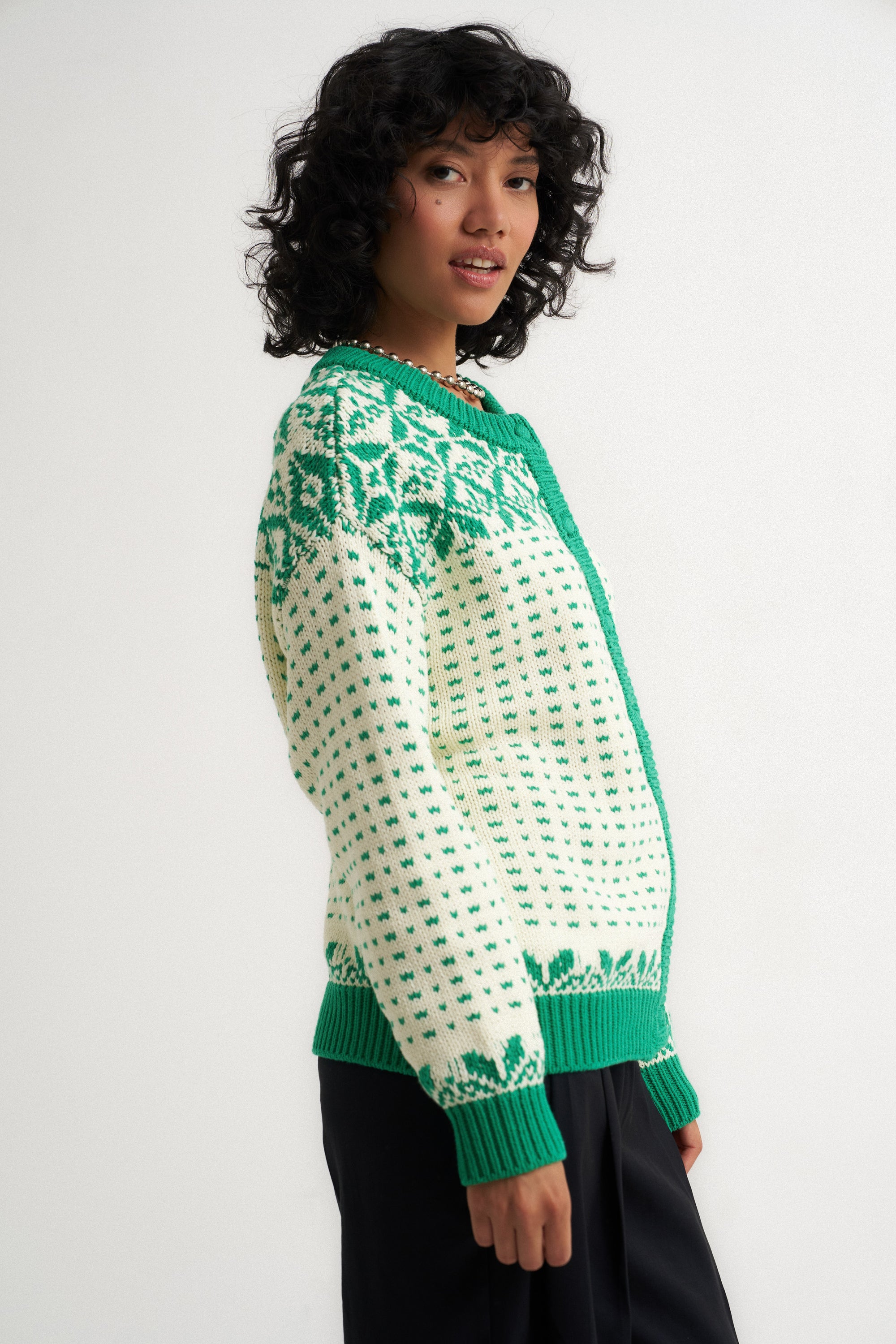 Oversized Maeve Cardigan - Green