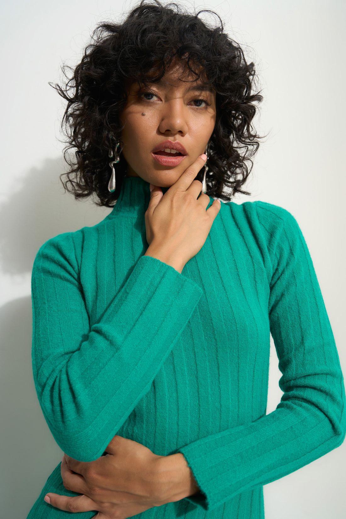 Pia Sweater Dress - Mint