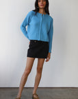 Poppy Cardigan - Capri Blue