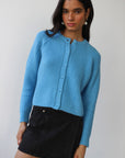 Poppy Cardigan - Capri Blue