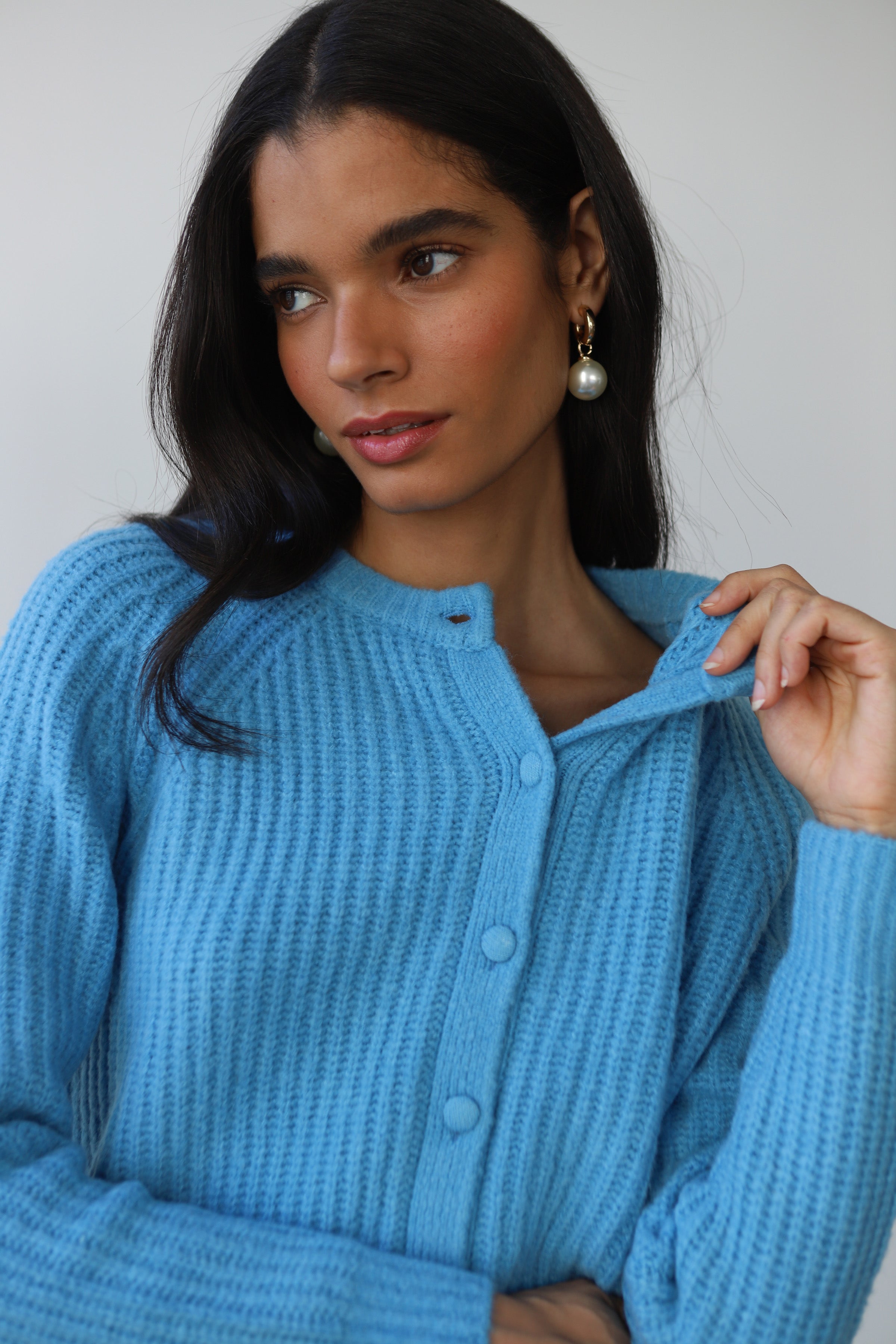 Poppy Cardigan - Capri Blue – Callahan Knitwear