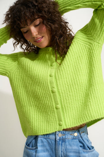 Poppy Cardigan - Kiwi