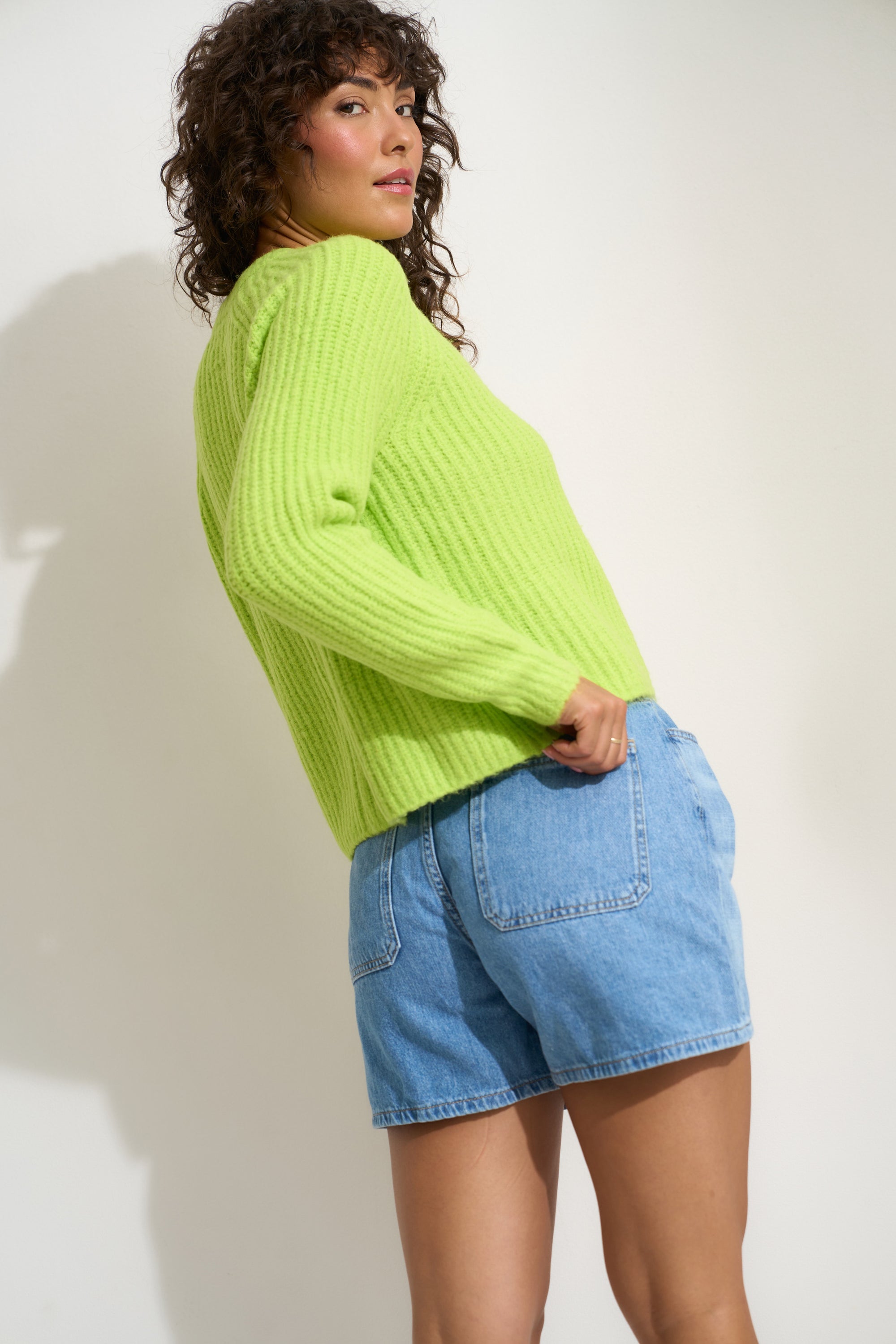 Poppy Cardigan - Kiwi