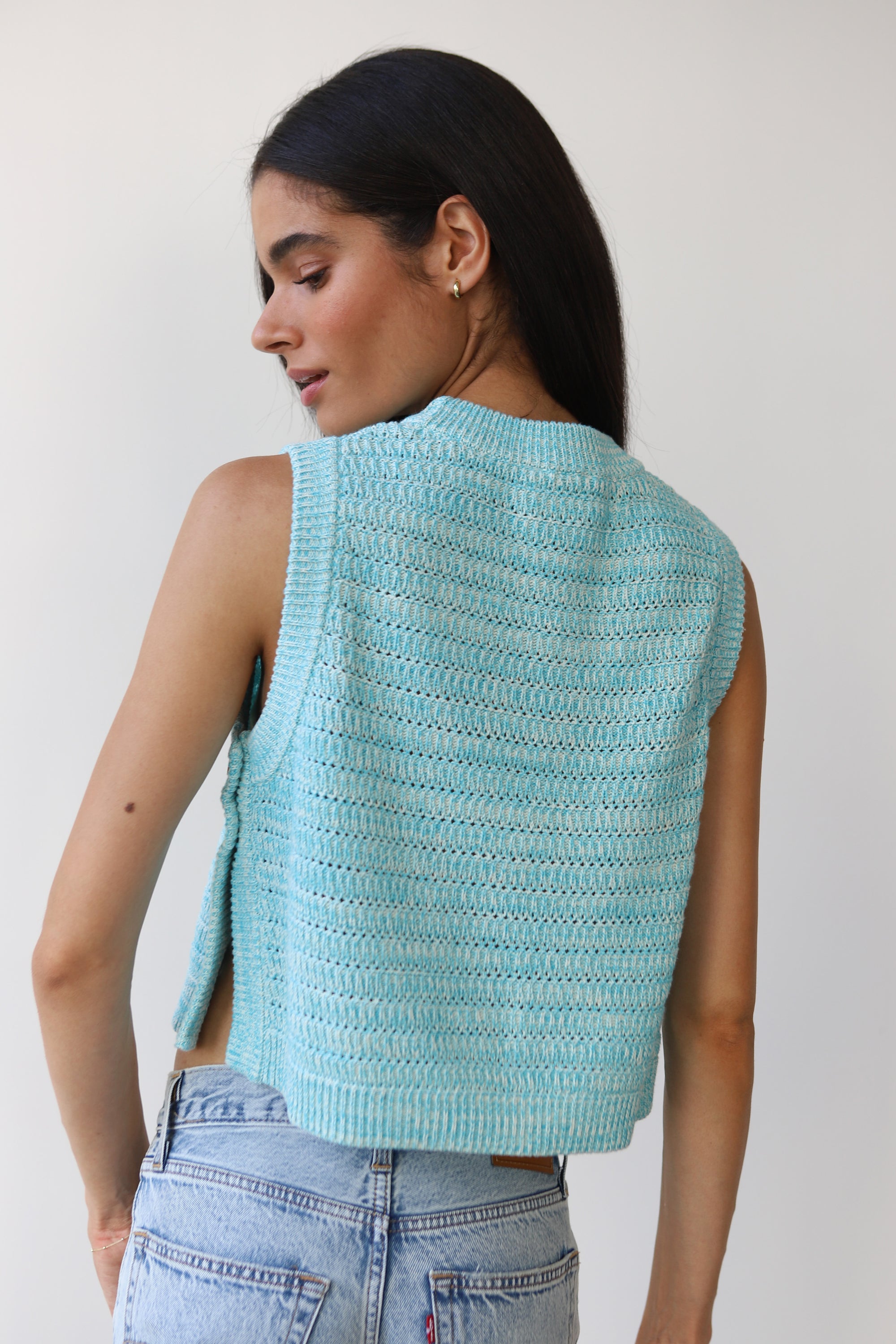 Robin Vest - Capri Blue