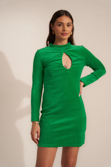 Willa Mini Dress - Kelly Green