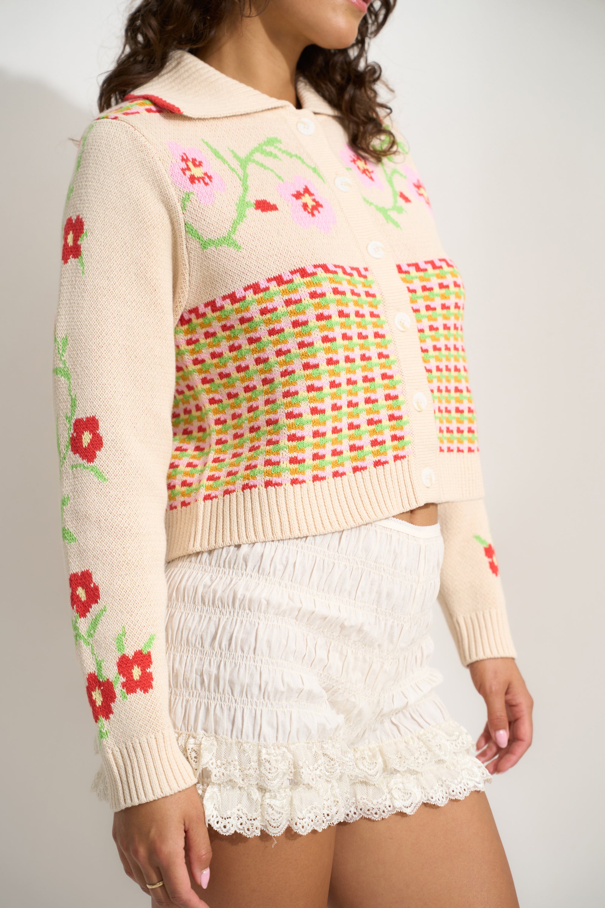 Teagan Sweater - Rose Multi