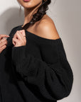 The Off Shoulder - Black