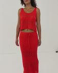 Willow Maxi Set - Tomato