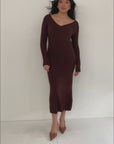 Asa Knit Maxi - Espresso