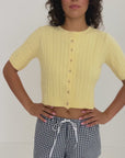 Rose Cardigan - Lemonade