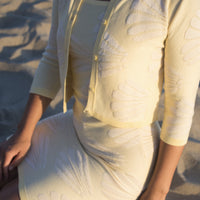 Lacey Dress Set - Yellow Shell