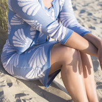 Lacey Dress Set - Blue Shell