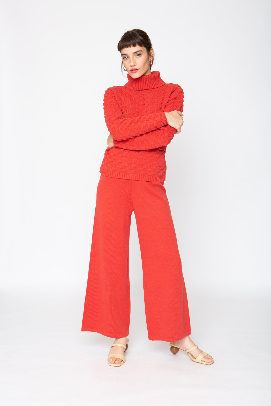 Rachelle Turtleneck - Brick