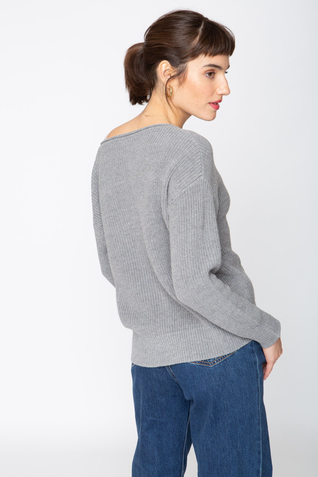 The Classic Cardigan - Heather Grey