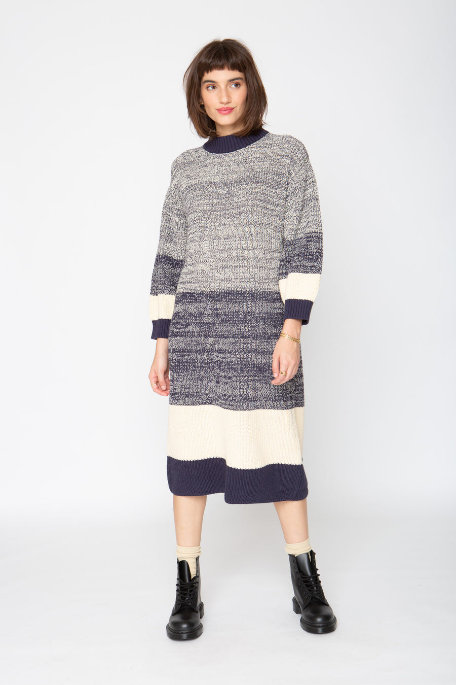 Beale Dress - Navy