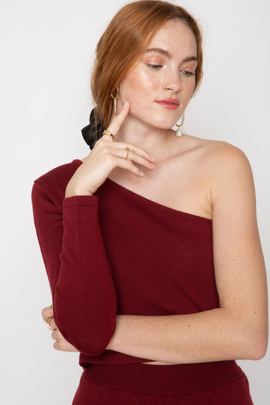 Longsleeve Lora Top - Bloodstone
