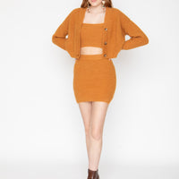 Genny Mini Skirt - Amber Glow