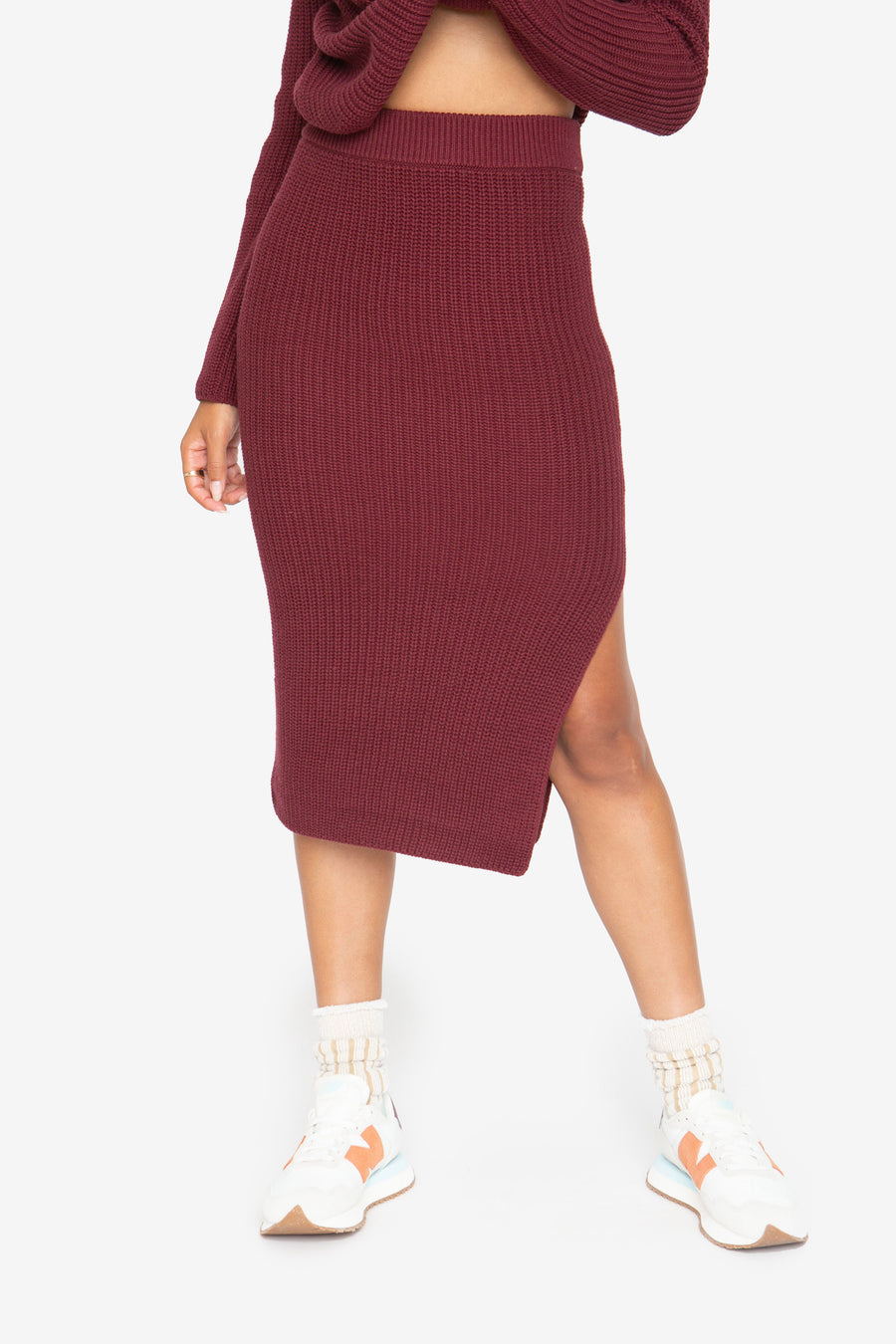 Jada Skirt - Wine