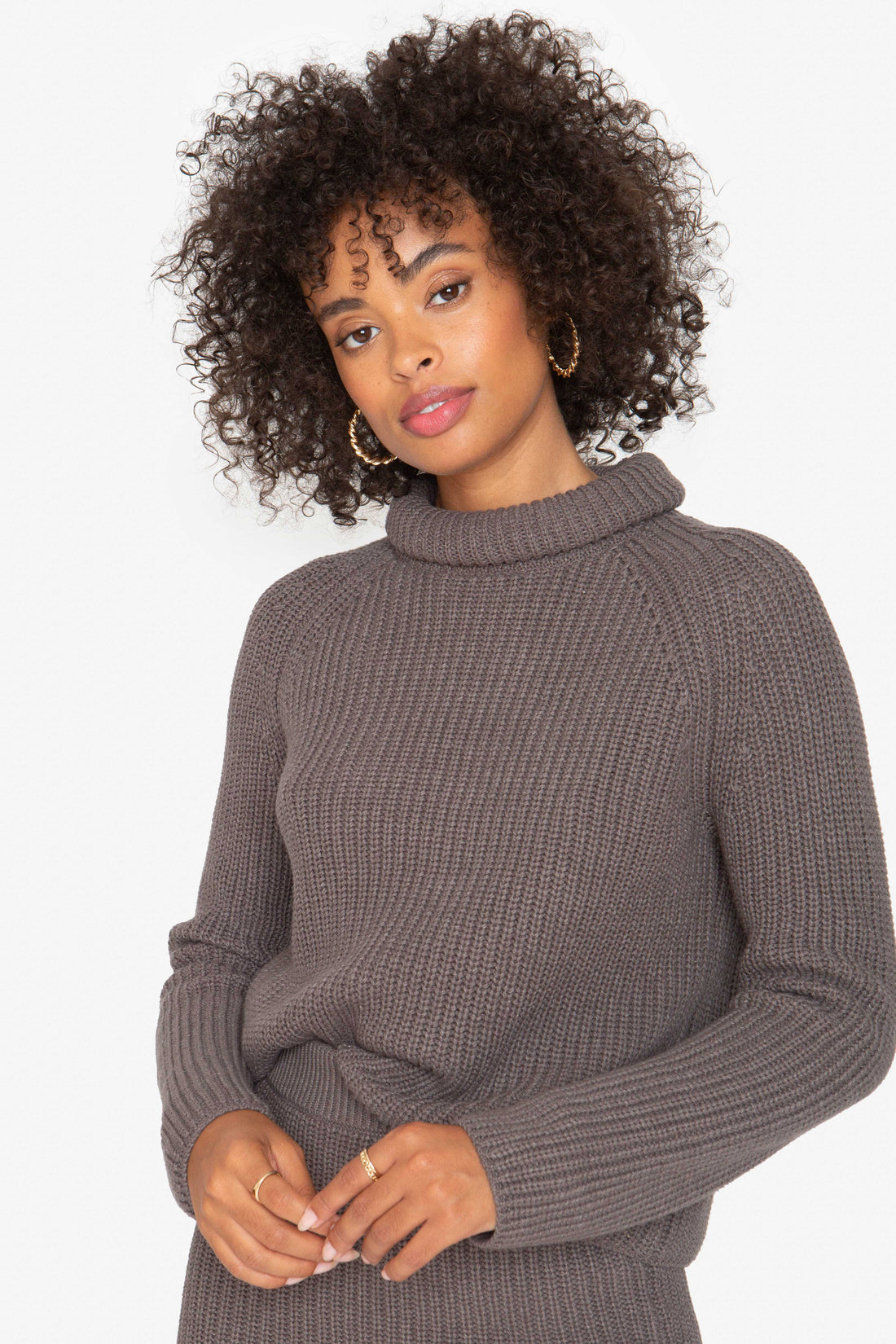 Gia Turtleneck - Grey