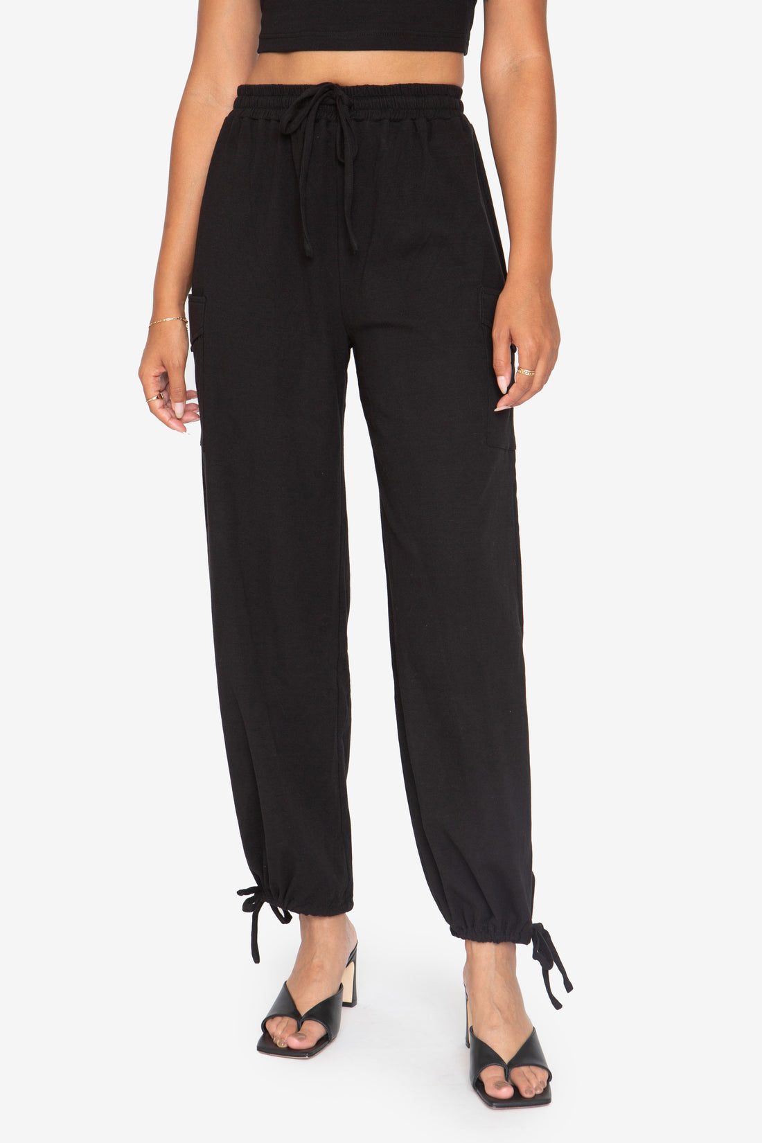 Lana Cargo Pant - Black