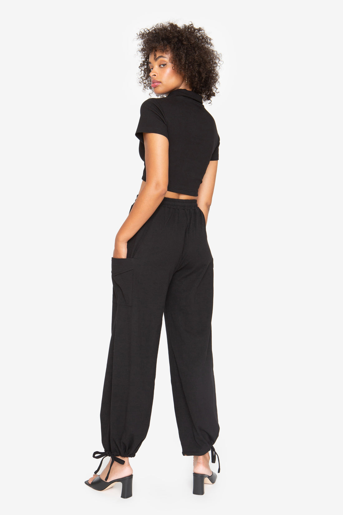 Lana Cargo Pant - Black