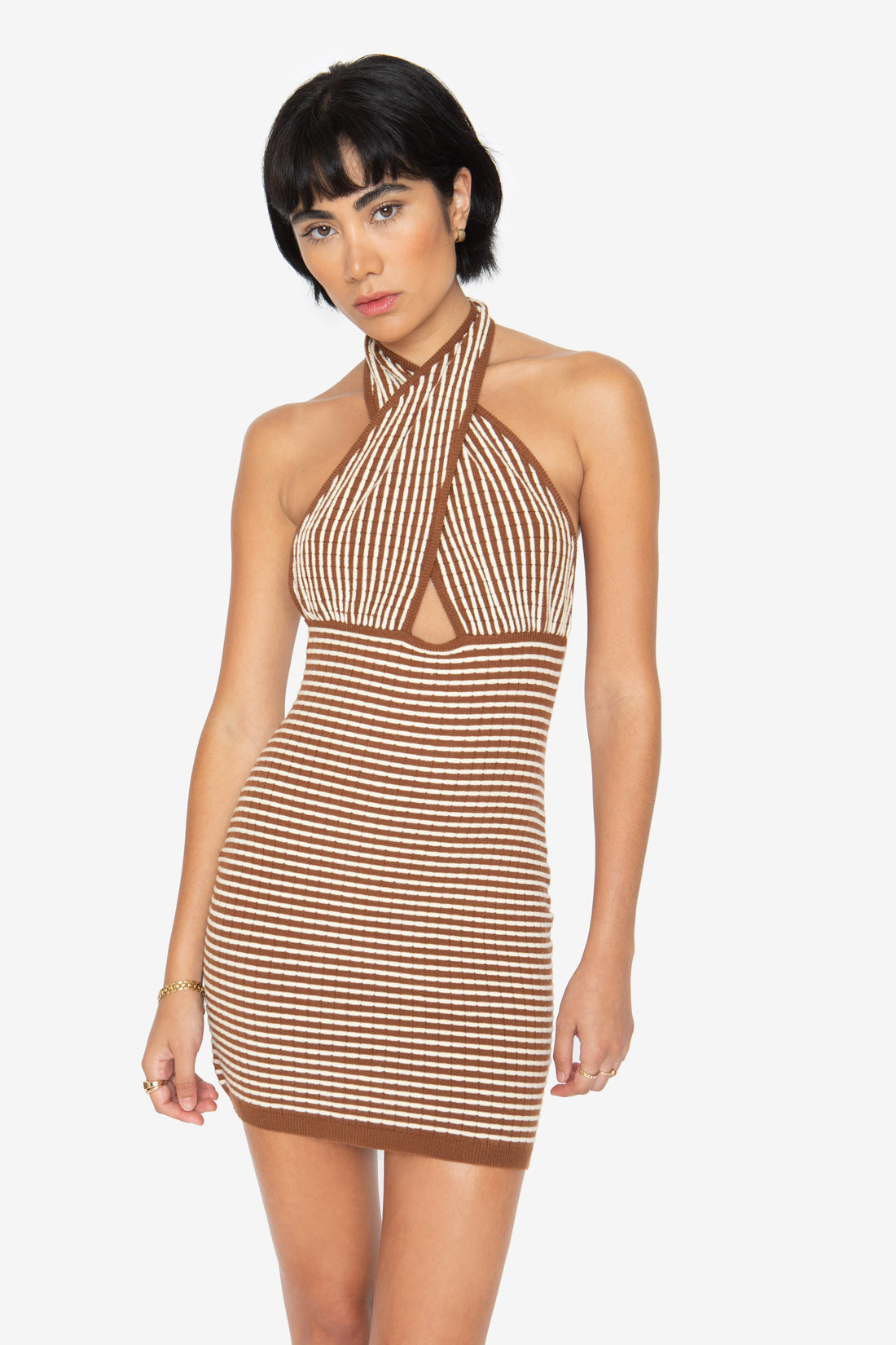 Mimi Mini Dress - Coco Mocha