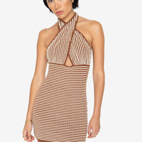 Mimi Mini Dress - Coco Mocha