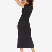 Reina Midi Dress - Black