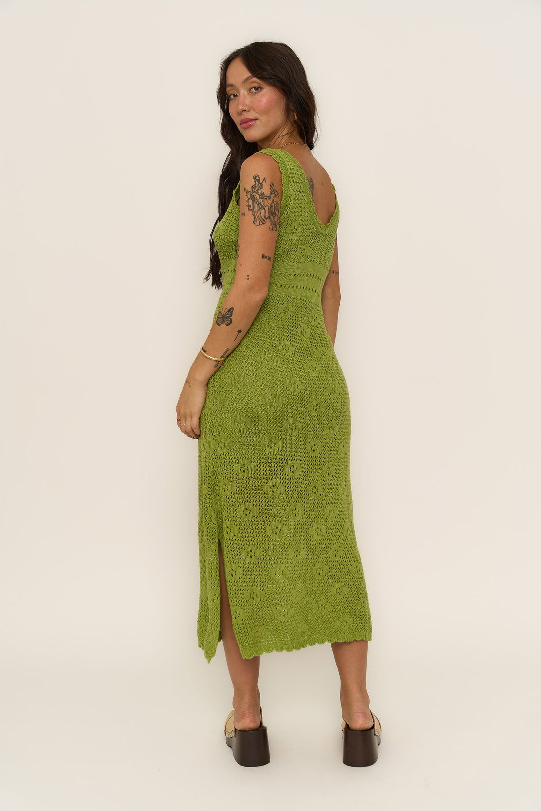 Valentina Midi Dress - Sage