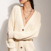 The Cardigan - Creme