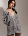 The Cardigan - Heather Grey